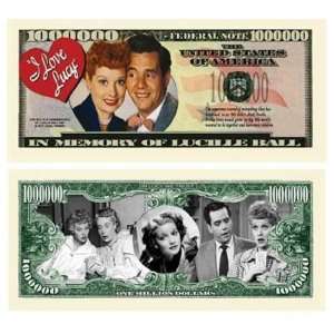    I Love Lucy Million Dollar Bill (10/$5.99) 