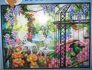 Enchanted Garden Jigsaw Puzzle 1000 pc COMPLETE  