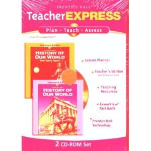  Hall World History   TEACHER EXPRESS CD ROM SET Ellis & Esler Books