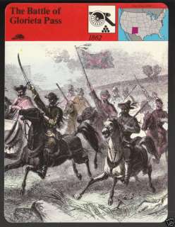 THE BATTLE OF GLORIETA PASS New Mexico Civil War CARD  