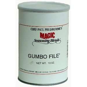 Chef Paul File Gumbo Seasoning   13 oz. Canister  Grocery 