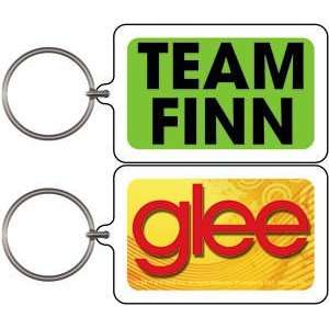  Glee  Team Finn Lucite Keychain 