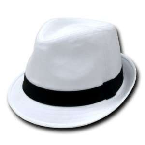   Black Basic demanded Cotton Fedora HAT HATS CAP CAPS SMALL / MEDIUM
