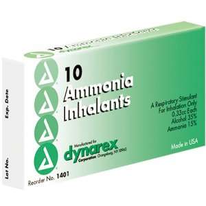  Dynarex Ammonia Inhalants, 0.33cc, Pack of 10 Health 