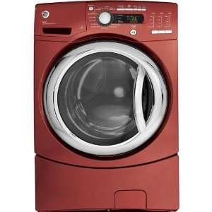  GE 4.1 Cu. Ft. Stainless Steel Frontload Washer with Steam 