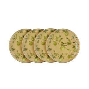   China Golden Apple Canape Plates Set(s) Of 4: Kitchen & Dining