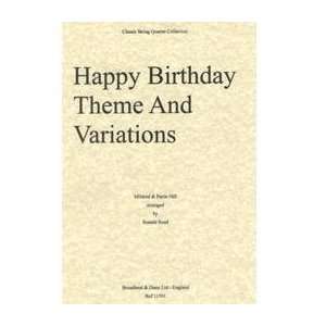  Read Happy Birthday Theme And Variations Musical 