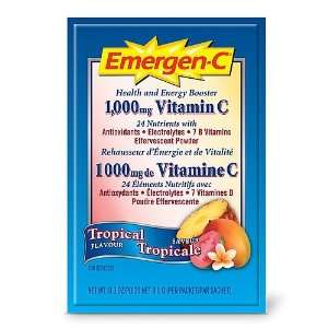  EMERGEN C 1,000mg Vitamin C  Tropical Health & Personal 