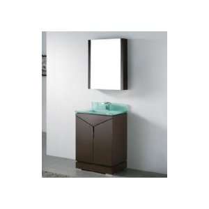  Madelli 24 Bathroom Vanity W/ Tempered Glass Basin SAVONA 