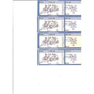    Unused New York Mets 2001 Spring Training Tickets 