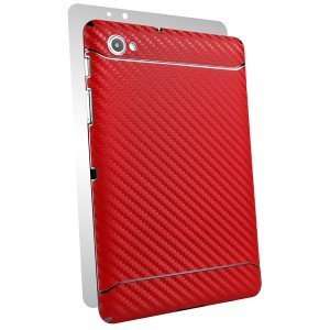 Samsung Galaxy Tab 7.7 Slate Tablet Pad Red Carbon Fiber Texture Full 