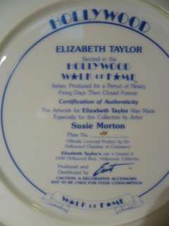   Taylor by Susie Morton 2nd in Series Hollywood Wake of Fame  