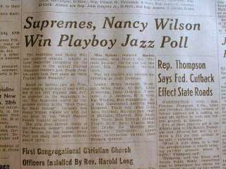 1967 African American newspaper BIRMINGHAM Alabama DIANA ROSS & THE 