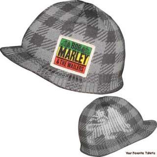 Licensed Bob Marley Wailers Billed Beanie Hat  