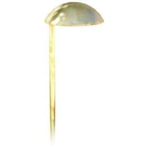  Cast Brass Mushroom Hat Low Voltage Landscape Light: Home 