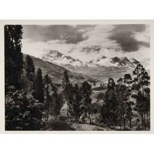  1931 Sorata Bolivia Bolivian Andes Mountains Landscape 