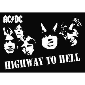  AC/DC Highway to Hell Vinyl Decal Sticker 