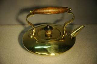 Rare Antique 1900s Jos Heinrichs Brass Tea Pot  