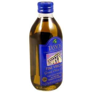 Tassos, Oil Olive Fine Virgin, 17 Ounce Grocery & Gourmet Food