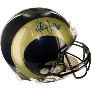  Marshall Faulk St. Louis Rams Autographed Full Size Helmet 