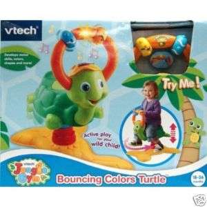 VTech Bouncing Colors Jungle Gym Interactive Turtle NEW  