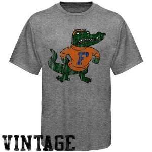   Gators Shirt  Florida Gators Ash Distressed Big Logo Vintage T Shirt