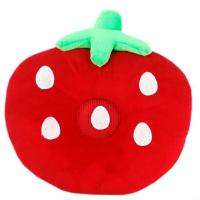 Plush Strawberry music pillow for mp3 mp4 ipod player  