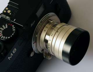 New USA Voigtlander 50mm f/2 50/2 Nickel Heliar Leica M, M9, Ricoh GXR 