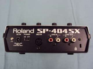 ROLAND SP 404SX LINEAR WAVE SAMPLER, DSP EFFECTS, PORTABLE  