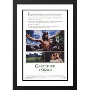  Greystoke Legend of Tarzan 20x26 Framed and Double Matted 