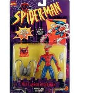  SPIDER MAN ANIMATED SERIES:WEB CANNON SPIDER MAN: Toys 