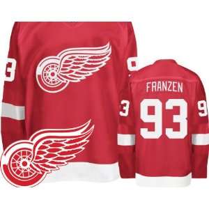   Franzen Home Red Hockey Jersey (ALL are Sewn On)