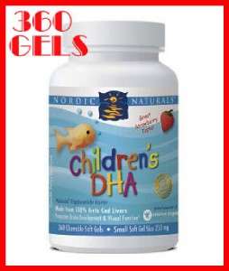 NORDIC NATURALS CHILDRENS DHA 360 ct EXP JUNE/2013  