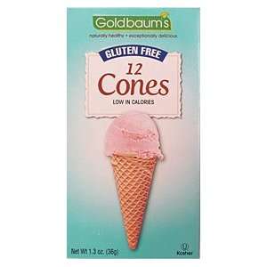 Goldbaums Gluten Free Ice Cream Cone Grocery & Gourmet Food