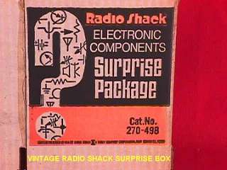 Vintage Rare RADIO SHACK Electronics Suprise Box  