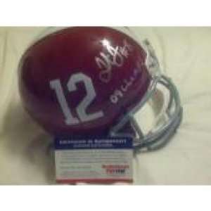  Julio Jones Signed Helmet   Alabama   Autographed NFL 