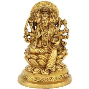  Gayatri Devi   Brass Sculpture: Home & Kitchen