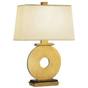  Robert Abbey Antique Brass O Table Lamp