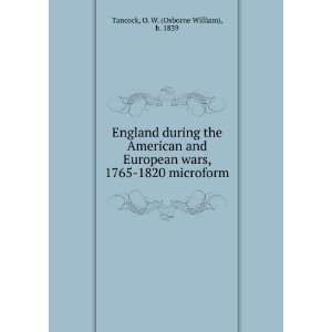  England during the American and European wars, 1765 1820 