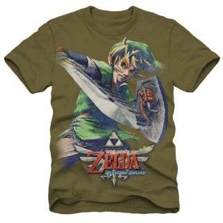 The Legend of Zelda Skyward Sword Burnt Olive Mens T shirt by Legend