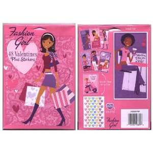  Fashion Girl 48 Valentines Toys & Games