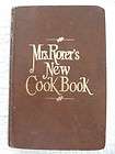 1902 Mrs.Rorers NEW Cook Book Sarah Tyson Rorer Arnold & Co.George 