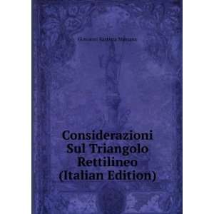   Rettilineo (Italian Edition) Giovanni Battista Marsano Books