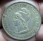 Brazil 500 Reis, 1889, Republic   Superb Silver Coin in Excellent 