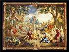 BRUSSELS TAPESTRY 18TH CENTURY Classic Portraits art FRAMED PRINT