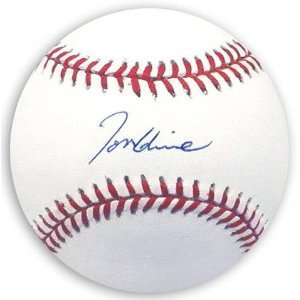  Tom Glavine Autographed Baseball: Sports & Outdoors