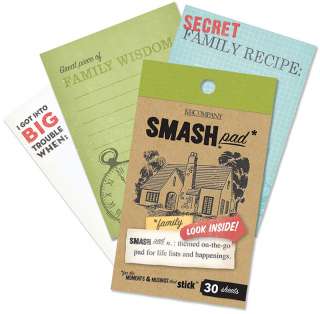   sheets for the moments and musings that stick k company smash pad jot
