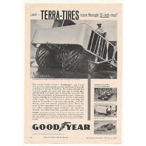  1960 Crain Brothers Marshbuggy Goodyear Terra Tires Print 