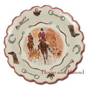  Opening Day Foxhunting Serving Bowl Large: Kitchen 