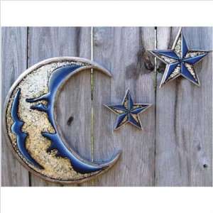  VCS VCSMSG Moon and Stars with Glass Inlay Patio, Lawn 